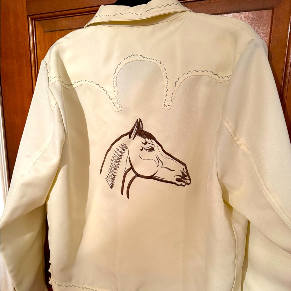 Vintage Festival Wear Cowboy Horse Jacket/Shirt